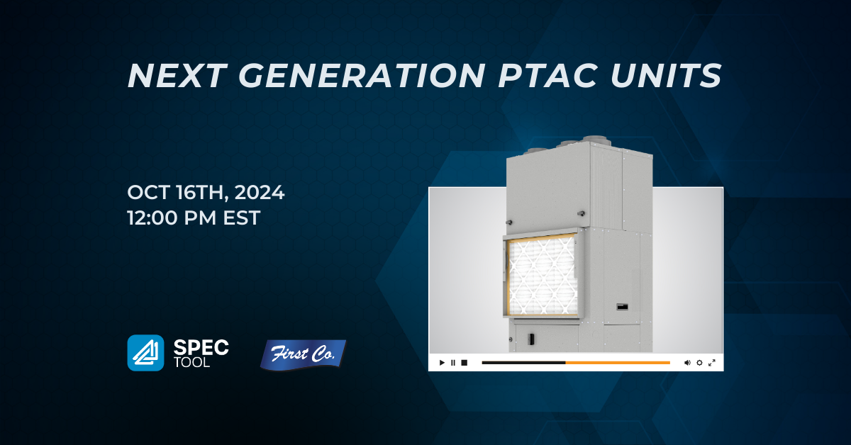 Next Generation PTAC Units from First Co.